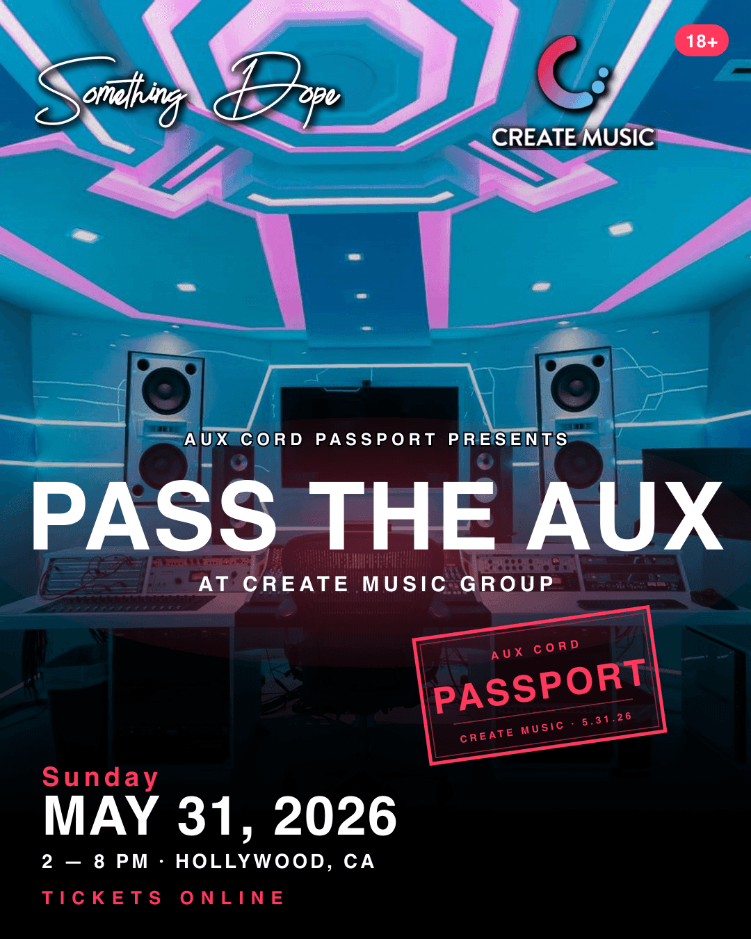 Pass The Aux at Create Music Group