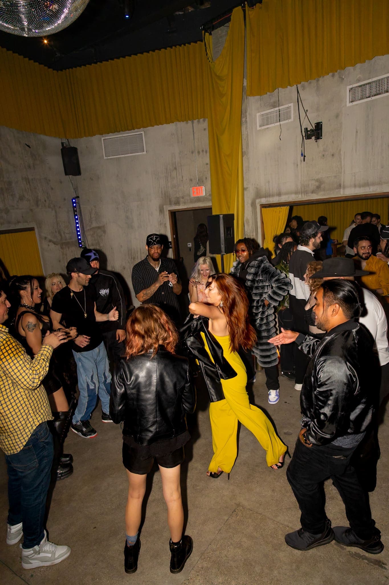 Something Groovy For The People, crowd on the floor under disco lights