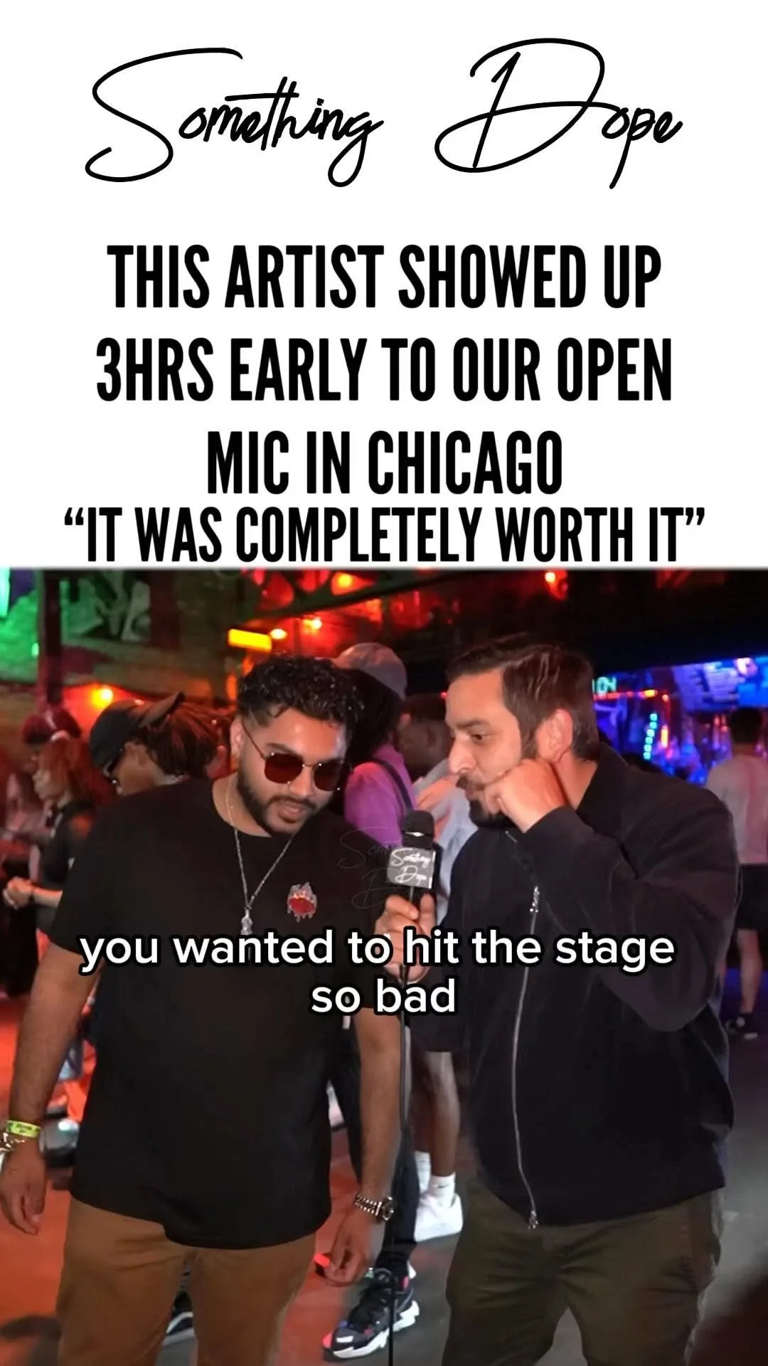 Three hours early for the stage
